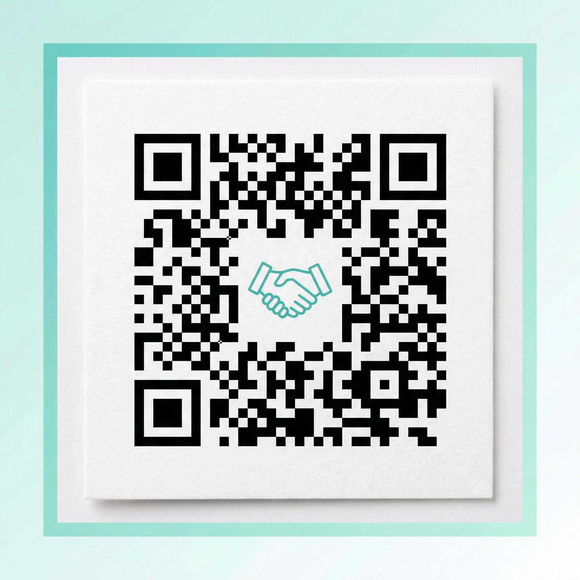 高清3D动漫商务二维码