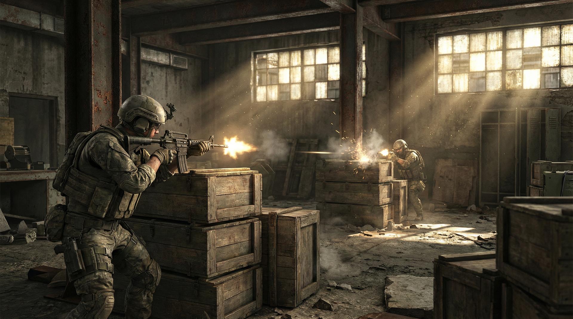 高清3D动漫绝地求生室内近战视频教程